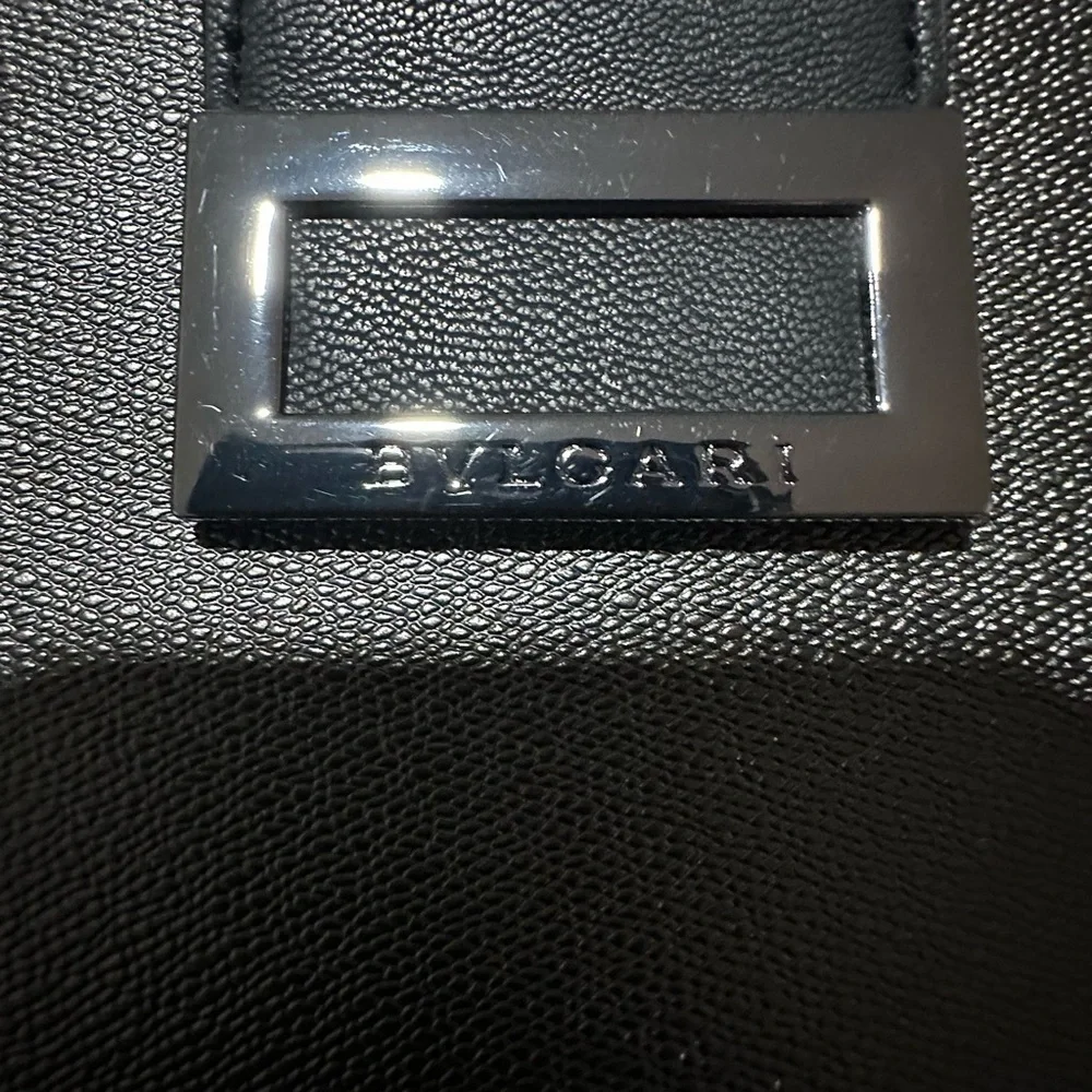 BVLGARI Grey CLUTCH Bag Tablet Cosmetic ACCESSORIES Bag